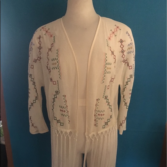 Southwest Print Kimono - Picture 1 of 5